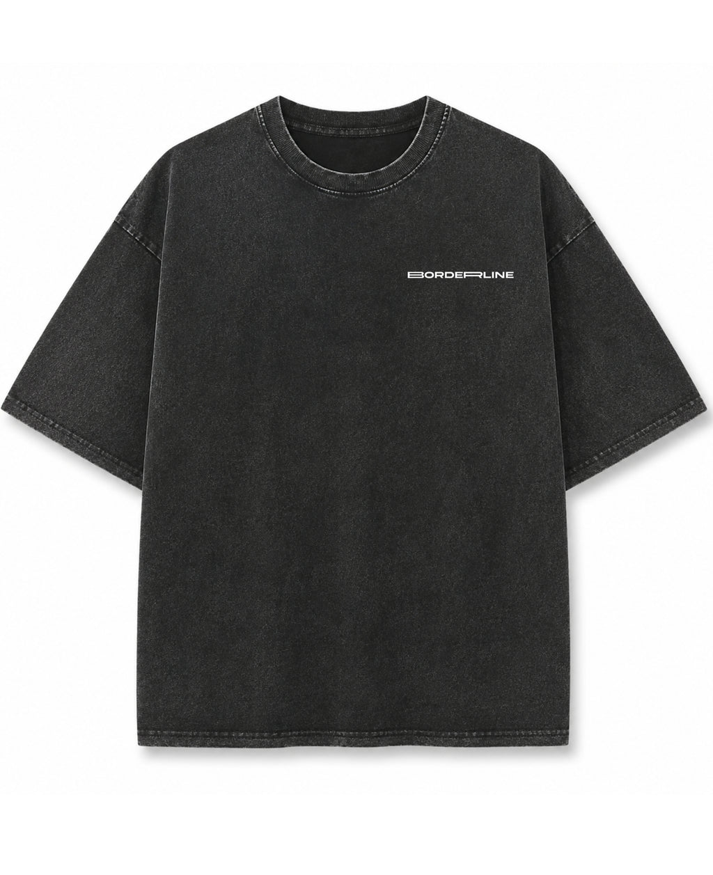 Vintage Fade Wash Oversized T-shirt Front Design