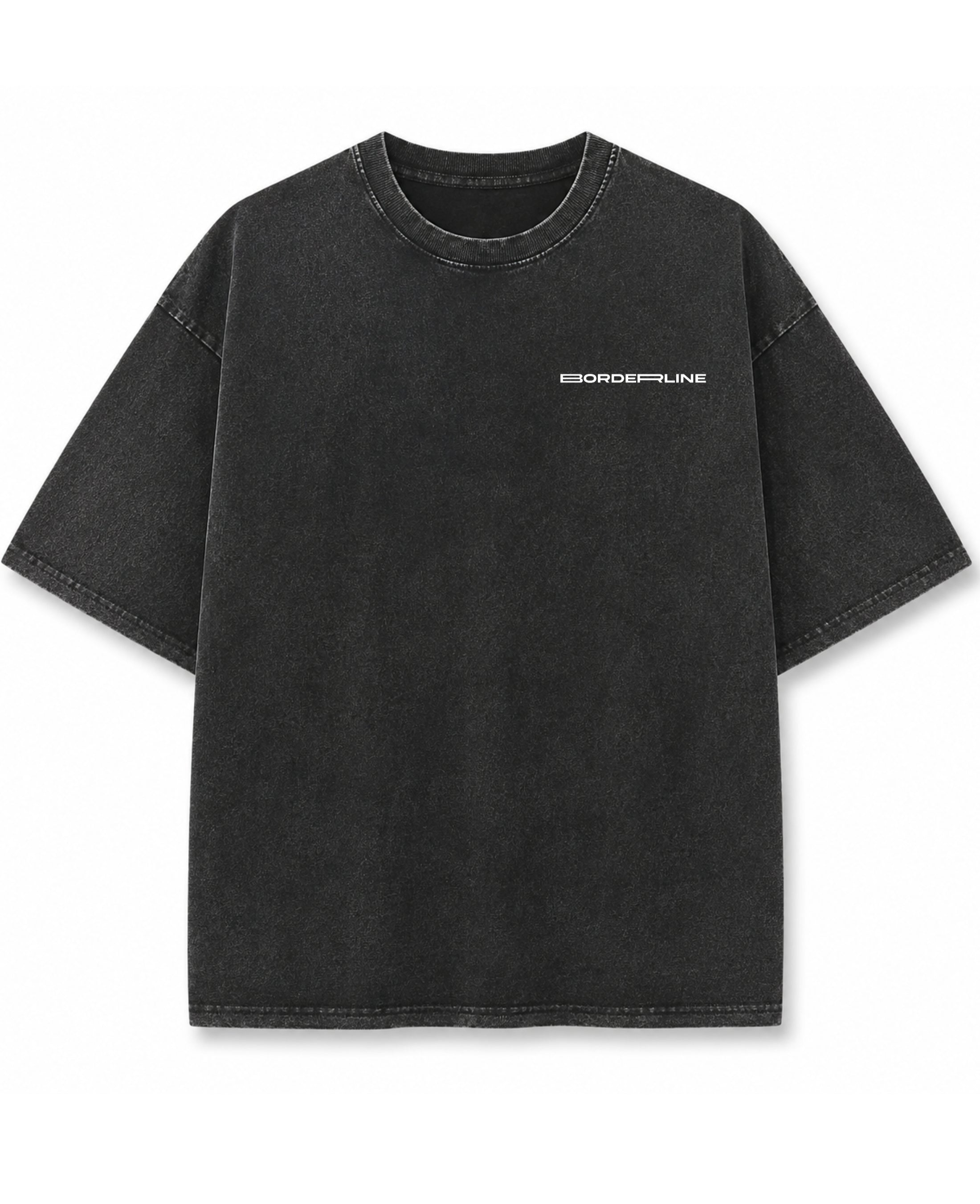 Vintage Fade Wash Oversized T-shirt Front Design
