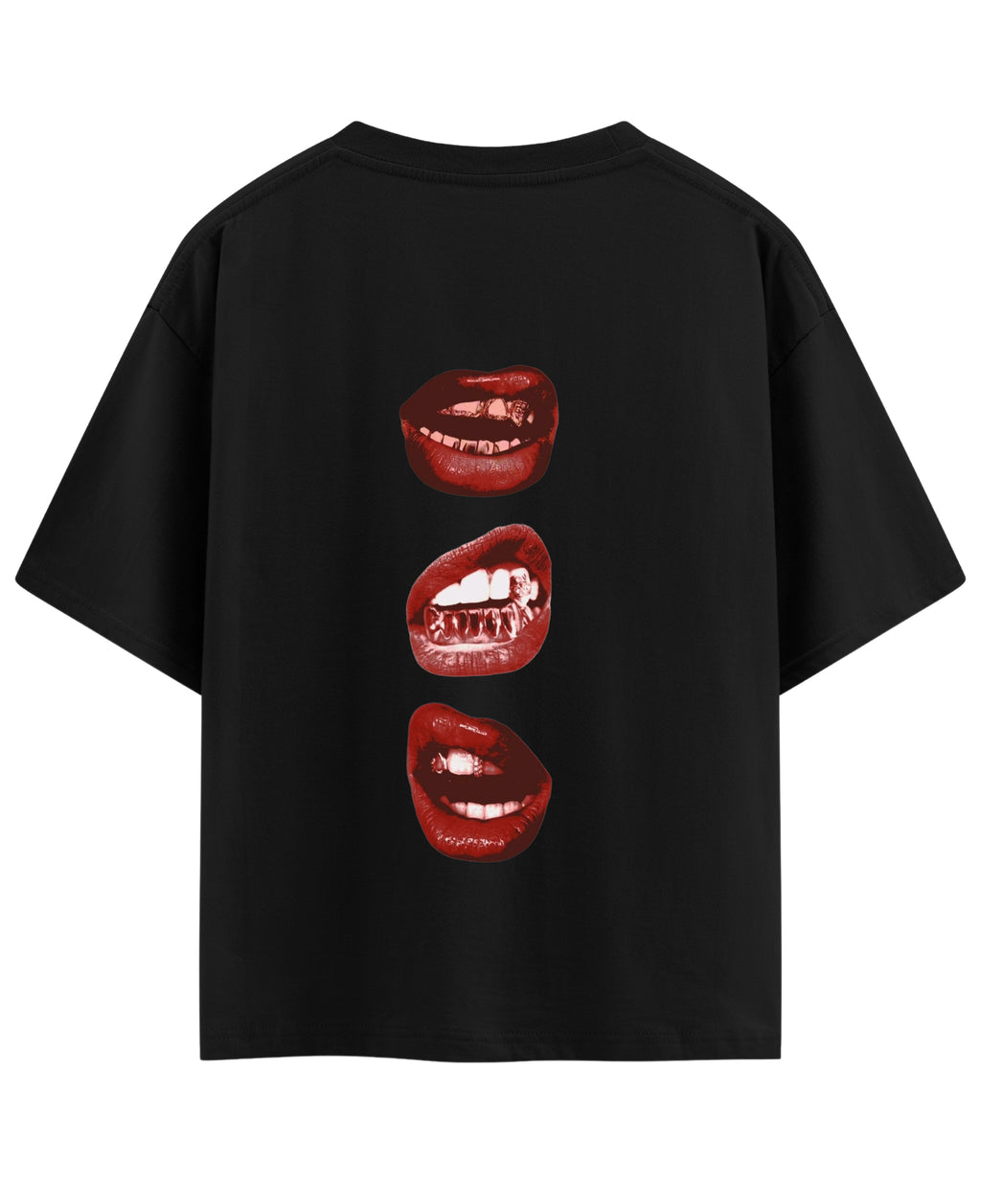 Black Oversized T-shirt Back Design