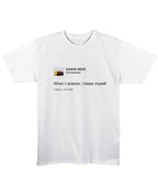 White Regular Fit T-shirt Front Design