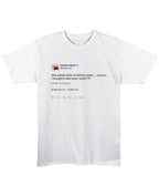 White Regular Fit T-shirt Front Design