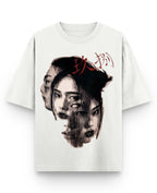 Off White Oversized T-shirt Front Design