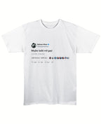 White Regular Fit T-shirt Front Design