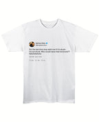 White Regular Fit T-shirt Front Design
