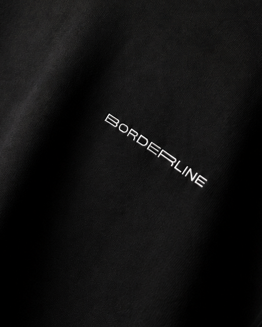 Basic Boxy Black Ombre T-shirt