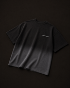 Basic Boxy Black Ombre T-shirt